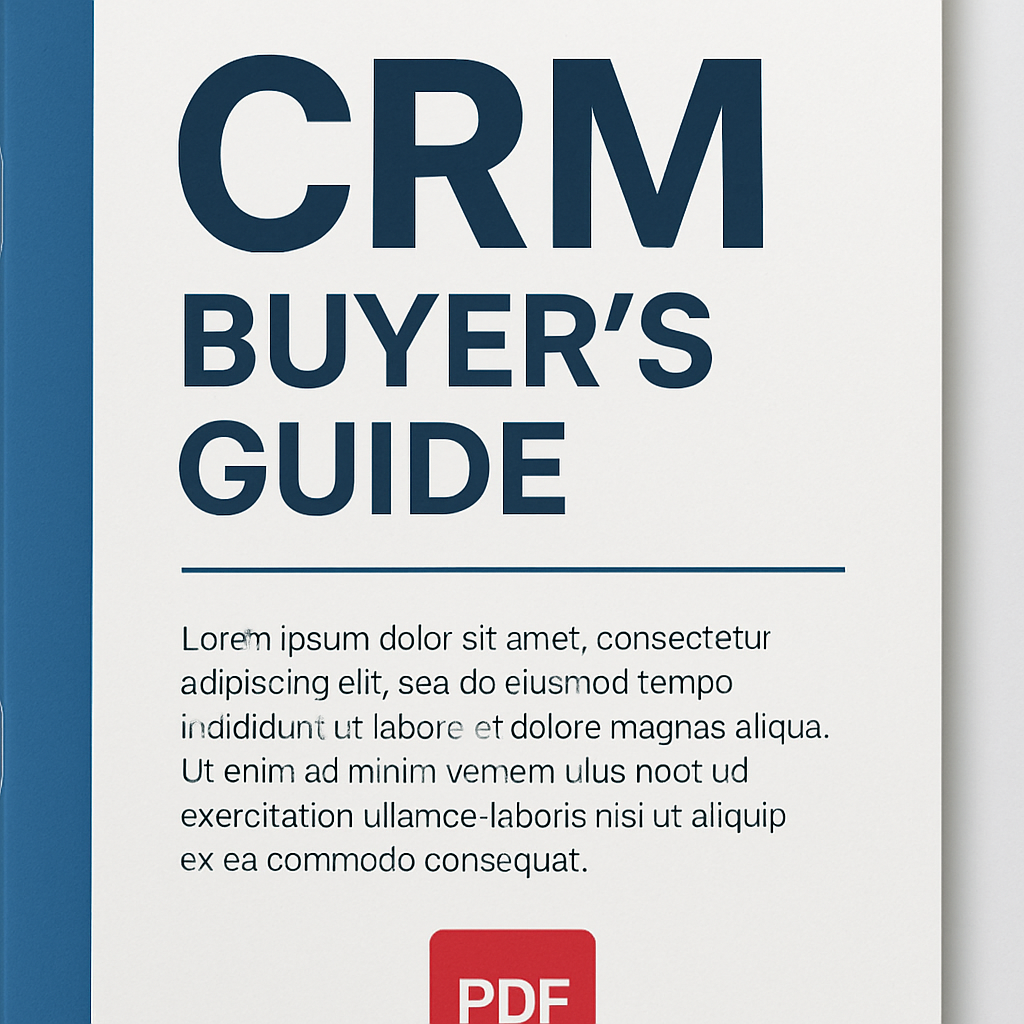 CRM buyers guide pdf document