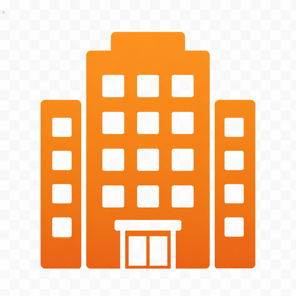 Modern Orange Building