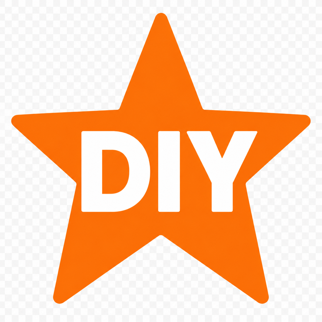 Orange Star with DIY Letters-1