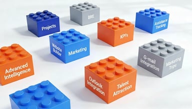 Convergence configures your Hubsot system using a lego type of approach Convergence configures your Hubsot system using a lego type of approach