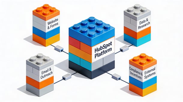 Convergence builds your hubspot system using a lego like approach