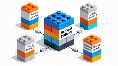 Convergence builds your hubspot system using a lego like approach Convergence builds your hubspot system using a lego like approach